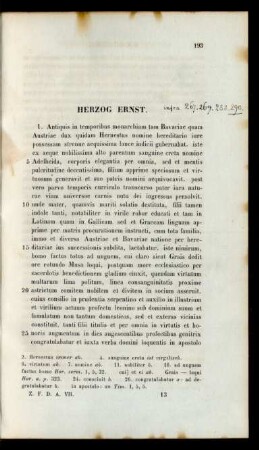 Herzog Ernst.