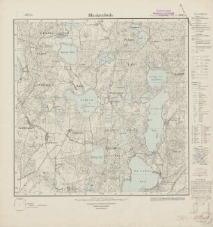 2643 (alte Nr.: 1230) Blankenförde, Meßtischblatt (4cm - Karte)