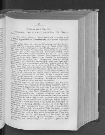Sitzung am 3. Mai 1904.