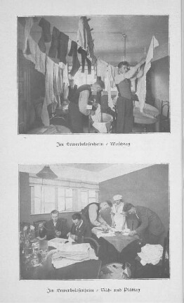 Im Erwerbslosenheim / Näh- und Plättag