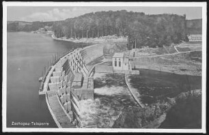 Kriebstein. Talsperre, Sperrmauer