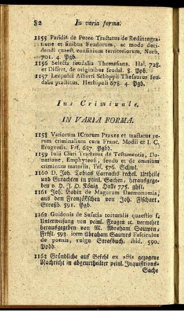 Ius Criminale. In varia forma.