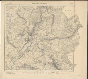 Section Hirschfelde und Weigsdorf aus: Topographische Karte (Meßtischblätter) Sachsen