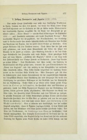 7. Feldzug Bonapartes nach Ägypten