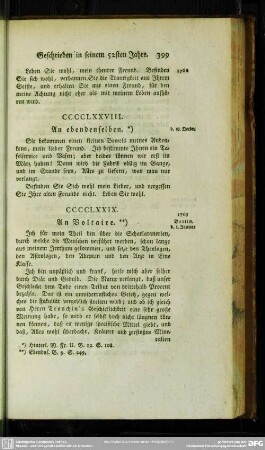 [Geschrieben in seinem 53sten Jahre]