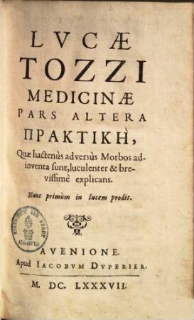 Medicina practica, 1