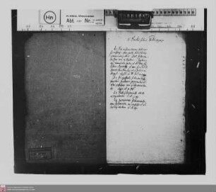 Der aus Allod und Lehen gebildete und 1687 erneuerte Fideikommiss der Familie von Bicken
