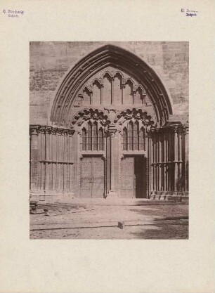 Stufenportal, Halberstadt: Ansicht