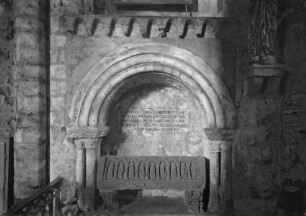 Grabmal des Abtes Pierre de Saine Fontaine