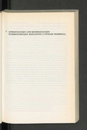 3 Anwendungen und Konsequenzen kybernetischer Maschinen (typische Beispiele)