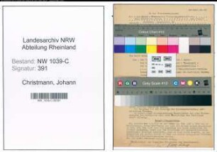 Entnazifizierung Johann Christmann , geb. 14.02.1891 (Regierungsinspektor)