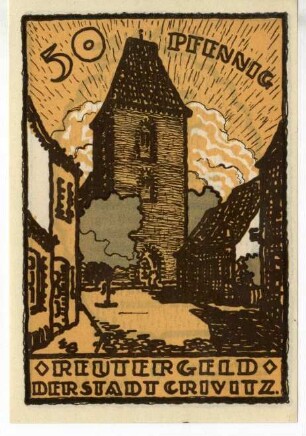 Geldschein / Notgeld, 50 Pfennig, 1922