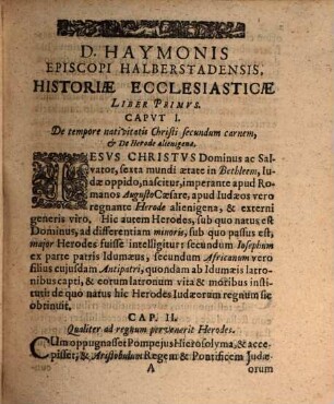 B. Haymonis, Episcopi Ante DCCC. Circiter Annos Halberstadensis, Historiae Ecclesiasticae, Sive, De Rervm Christianarvm Memoria, Libri X