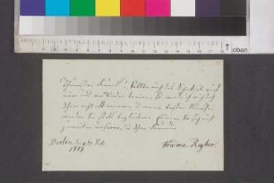 Einträge Bl. 11 - 20