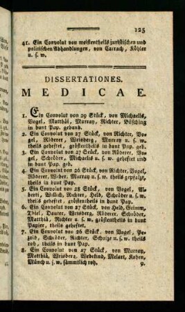 125-126, Dissertationes Medicae.