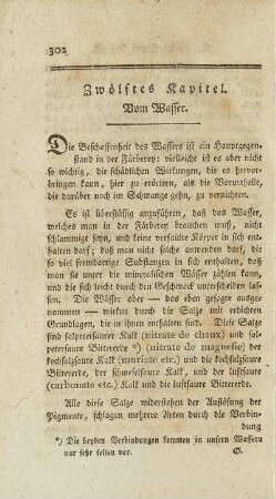 Zwölftes Kapitel. Vom Wasser