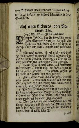 Auf einen Geburts- oder Namens-Tag.