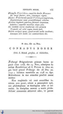 Conradus Borer.
