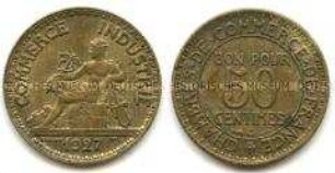 Frankreich, 50 Centimes