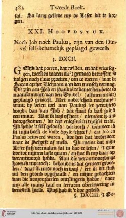 XXI. Hoofdstuk