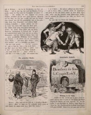 "Aus dem Honoratiorenstübchen" "Ein gewandter Käufer" "Räthselhafte Inschrift"