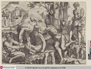 [Die Kletterer; Ein dergleichen Blatt von den Leuten, welche klettern; 'Les grimpeurs'; Les grimpeurs]