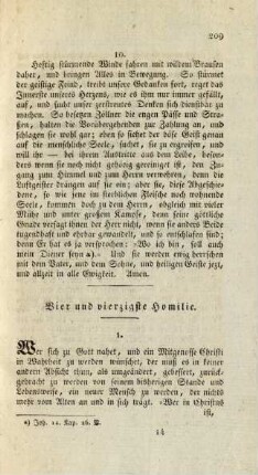 Vier und vierzigste Homilie