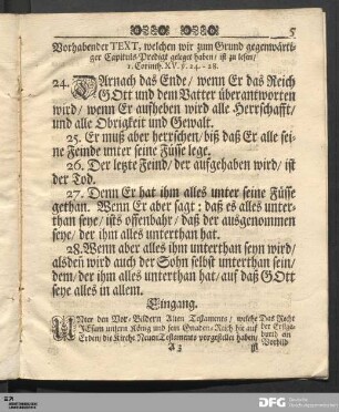 Des HErrn JEsu Kirchen-Regiment.