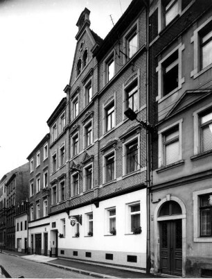 Meißen-Altstadt, Fährmannstraße 6/7. Wohnhäuser (um 1870). Straßenansicht