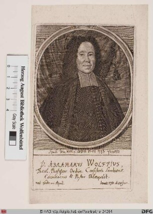 Bildnis Abraham Wolff