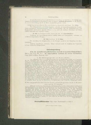Bücherbesprechung.