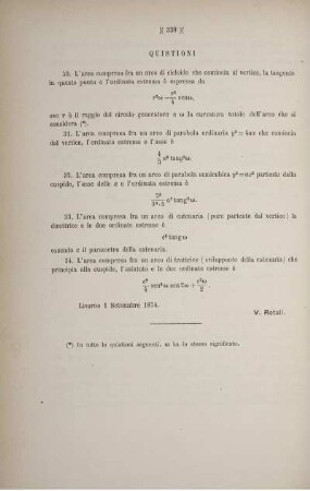 Quistioni 30, 31, 32, 33, 34.