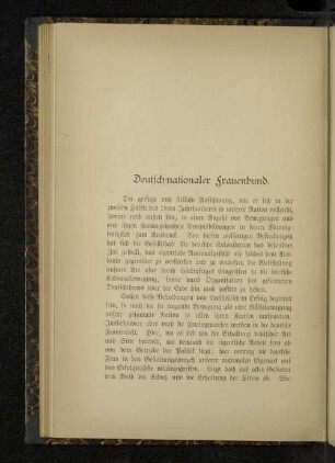 Deutsch-nationaler Frauenbund.