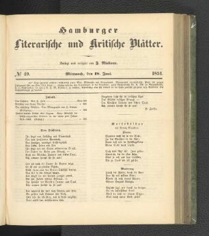 No. 49. 18. Juni 1851
