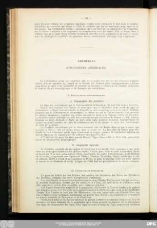 Chapitre VI. Conclusions Générales.