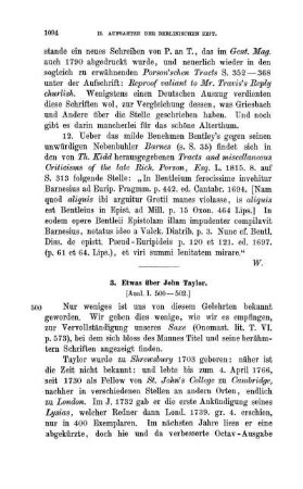 3. Etwas über John Taylor