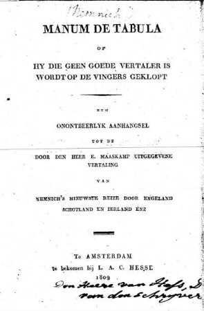 Manum de tabula