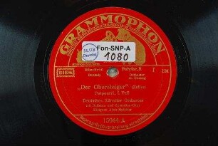"Der Obersteiger" : Potpourri; I. Teil / (Zeller)