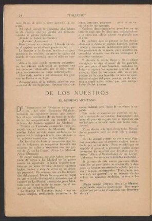 De los nuestros : El moreno Montaño