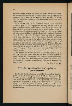 104-110, XVII. Invalidenhilfsstelle