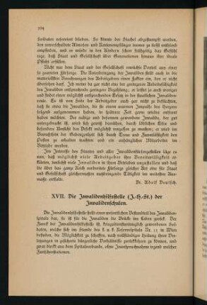 104-110, XVII. Invalidenhilfsstelle