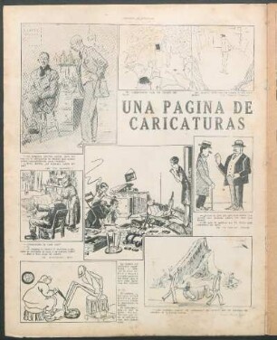 Una página de caricaturas [Caricaturas]
