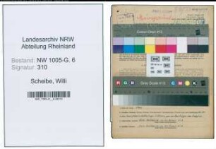Entnazifizierung Willi Scheibe , geb. 20.12.1906 (Arbeiter)