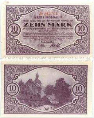 Kreis Mosbach, 10 Mark