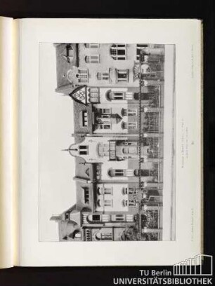 85. Häusergruppe in Düsseldorf, Goethestr. 16, 18 und 20. Architekt: Herm. vom Endt daselbst.