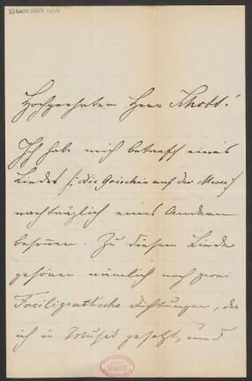 Brief an B. Schott's Söhne : 30.06.1888