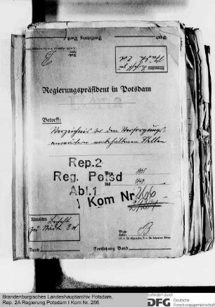 Verzeichnis der den Versorgungsanwärtern vorbehaltenen Stellen