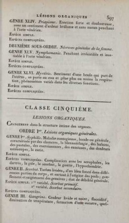 Classe cinquième