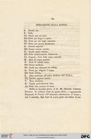 Spiegazione della pianta