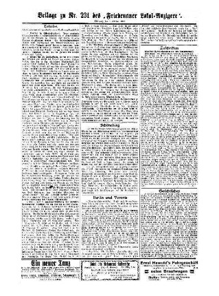 Beilage zu Nr. 231